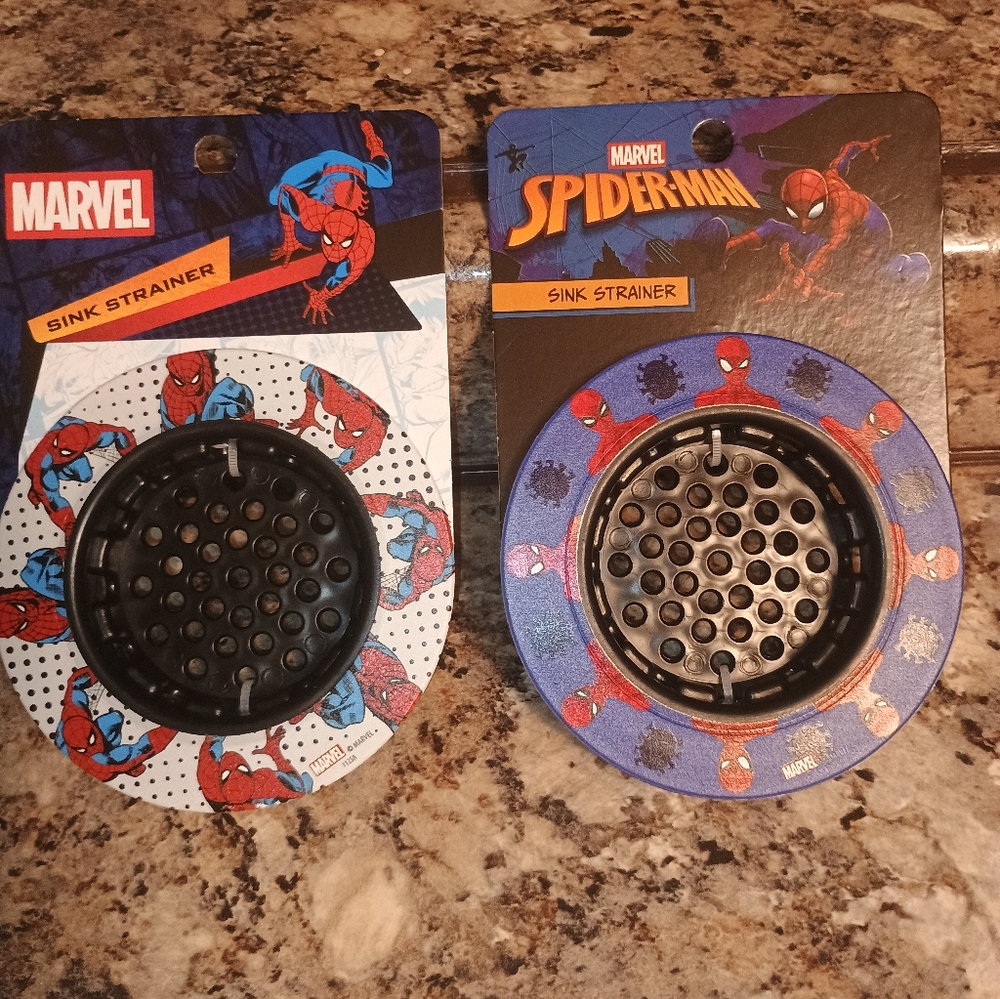 Marvel sink strainers. Kitchen sink utility sink strainers. Marvel Spider-Man
